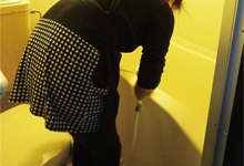 バス周り清掃イメージ